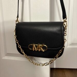 Michael Kors Parker Medium Leather Messenger Bag